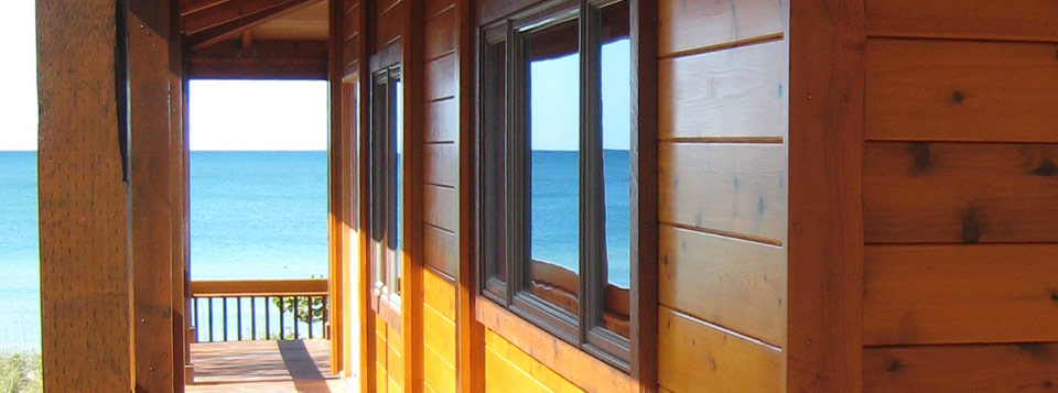 Oceanfront Deck Lanai View - Little Gasparilla Island, Florida